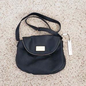NWT! MARC JACOBS LEATHER BLACK CROSSBODY